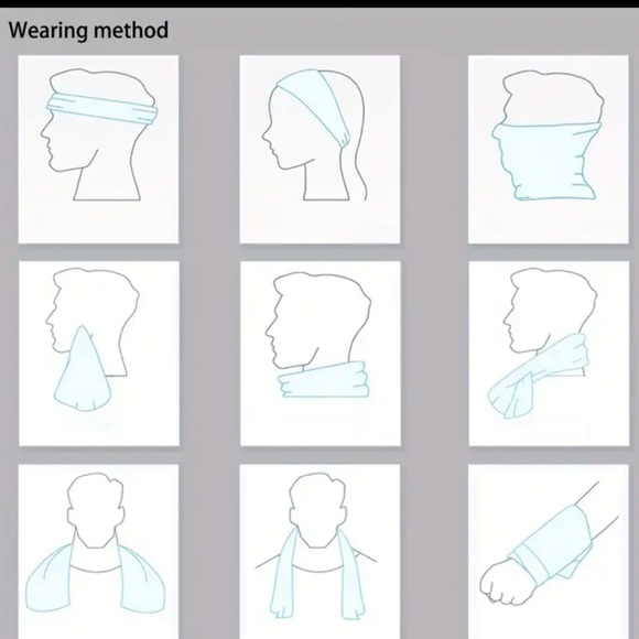 Dani 2 PC Red & Purple Cooling Towels - Picture 5 of 7